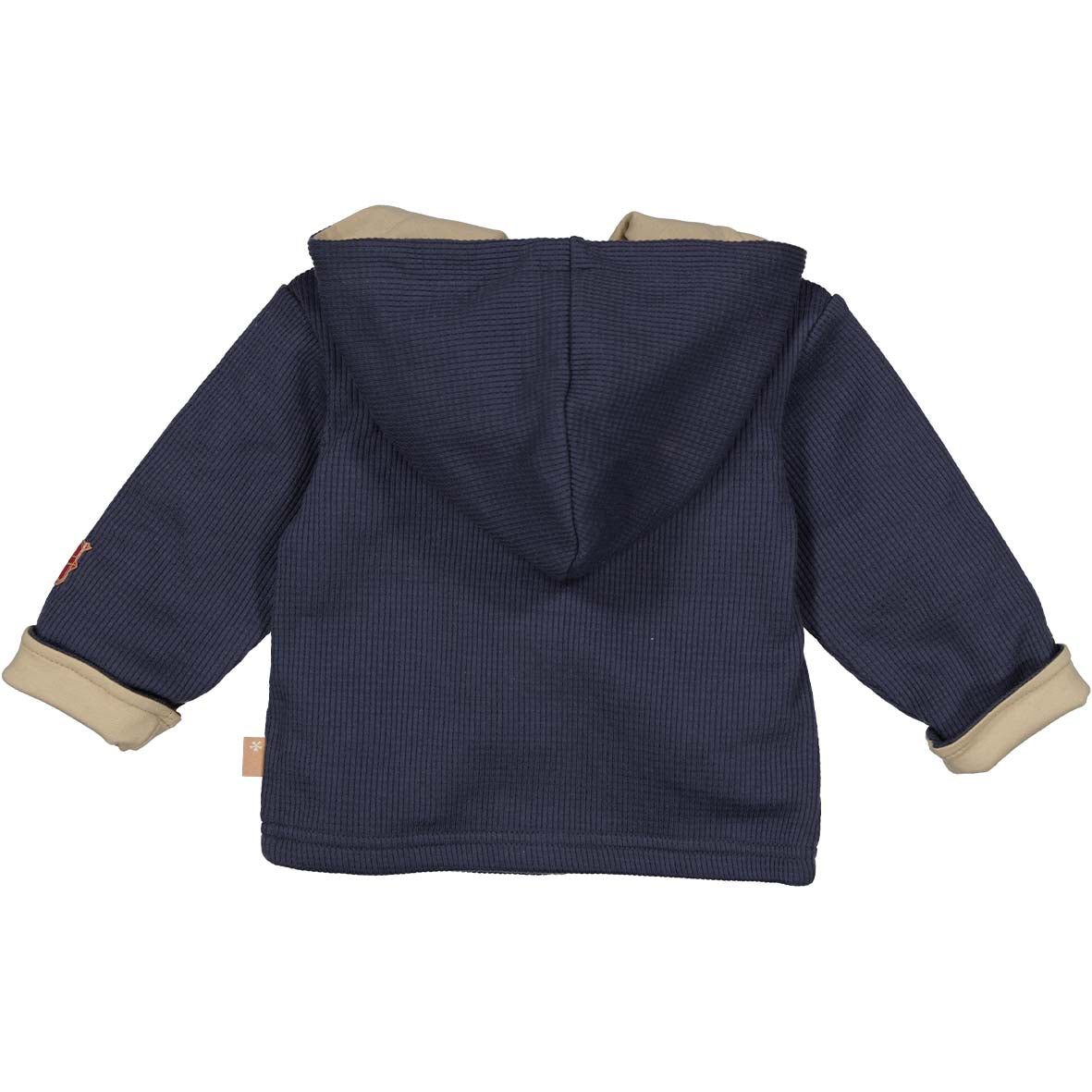 BESS W25 Boys Cardigan Hoodie Reversible Navy 252001-006