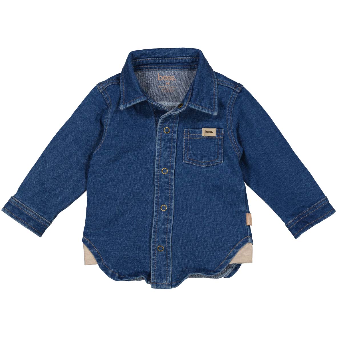 BESS W25 Boys Blouse Jog Denim Stone Wash 252003-021