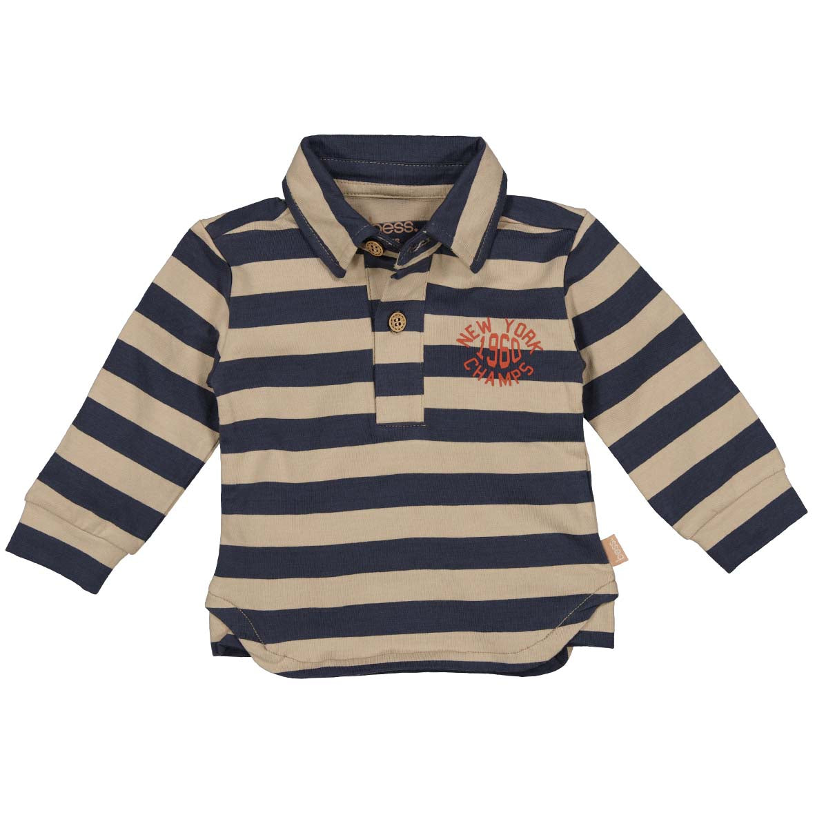 BESS W25 Boys Polo l.sl. Striped Sand 252008-050