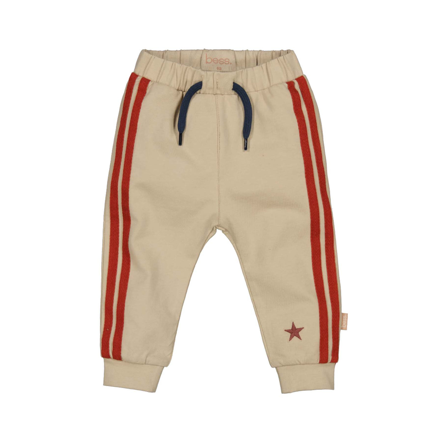 BESS W25 Boys Pants Red Stripes Sand 252018-050