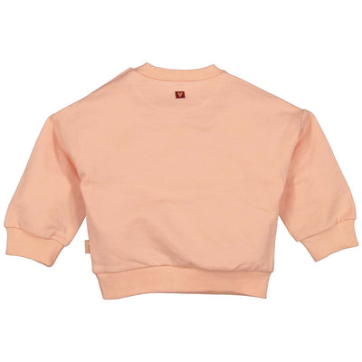 BESS W25 Girls Sweater Heart Powder Pink 252039-096