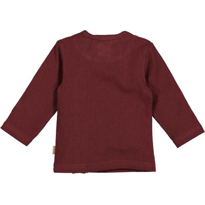 BESS W25 Girls Shirt Wrap l.sl. Ruffles Port 252040-097