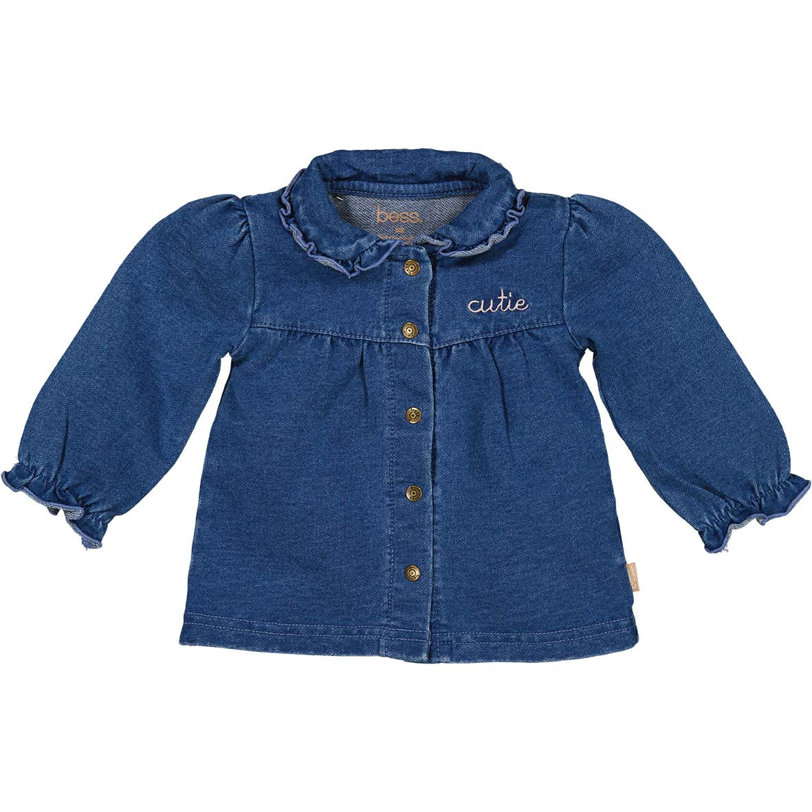 BESS W25 Girls Blouse Jog Denim Stone Wash 252042-021