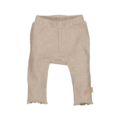 BESS W25 Girls Legging Rib Sand 252056-050