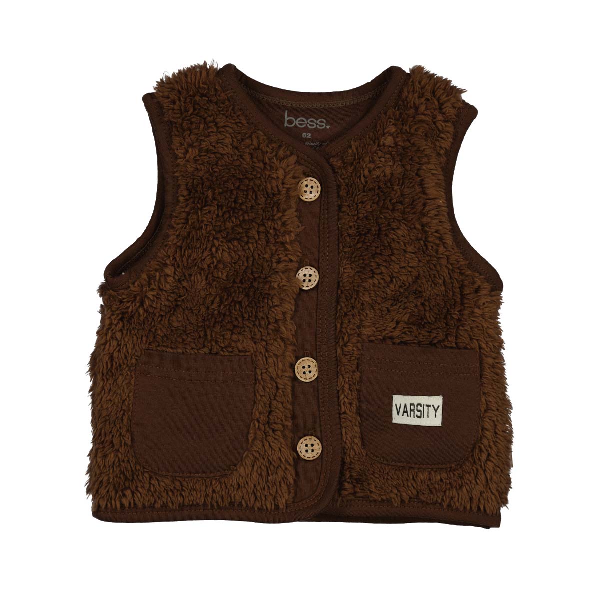 BESS W25 Boys Bodywarmer Teddy Walnut 252077-098