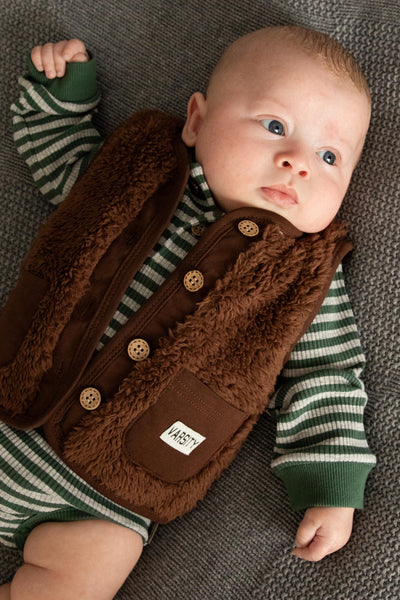 BESS W25 Boys Bodywarmer Teddy Walnut 252077-098