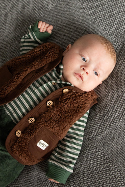 BESS W25 Boys Bodywarmer Teddy Walnut 252077-098