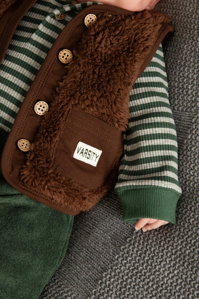 BESS W25 Boys Bodywarmer Teddy Walnut 252077-098