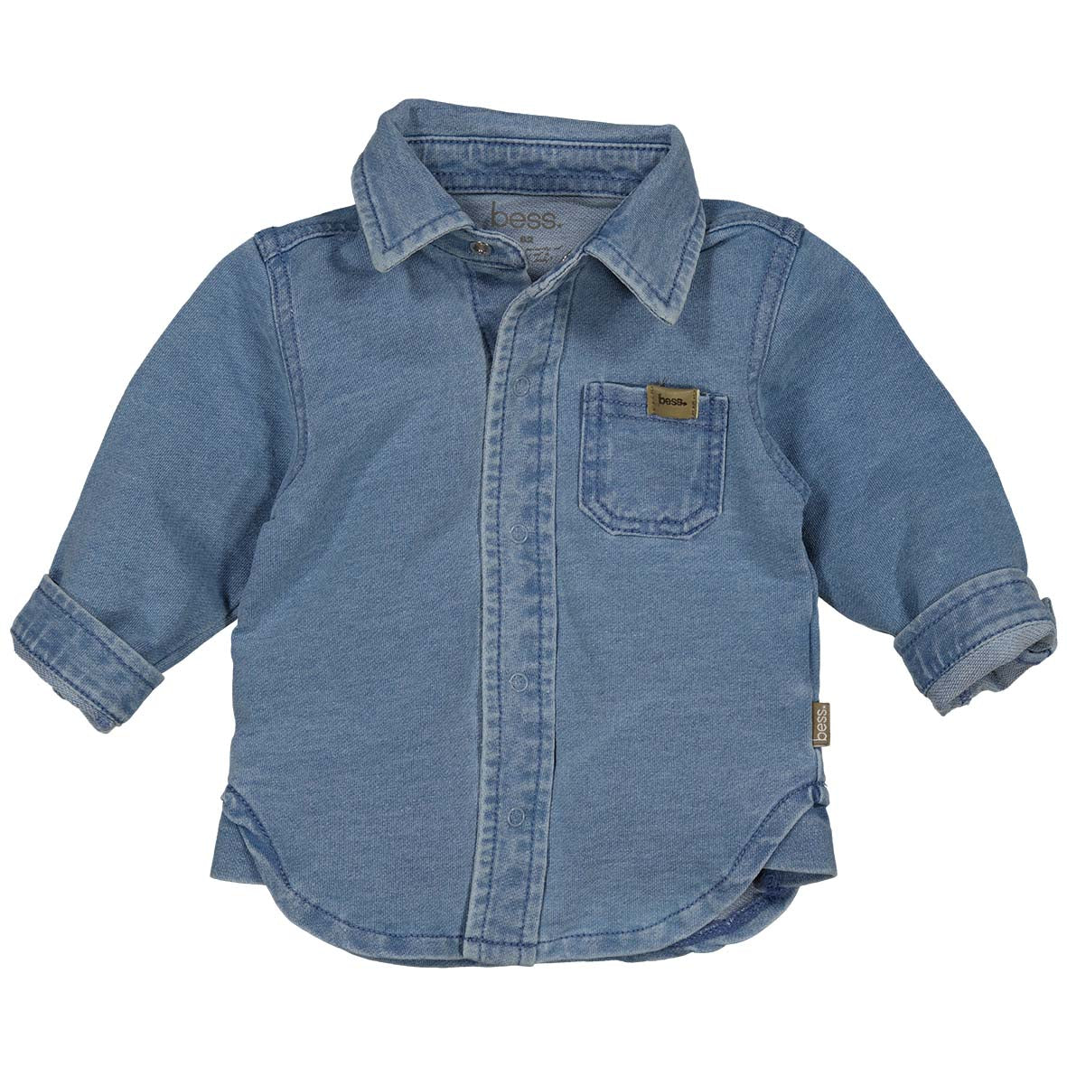 BESS W25 Boys Blouse Jog Denim Stone Wash 252078-021