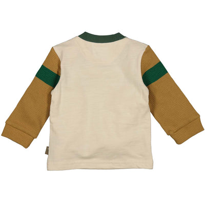 BESS W25 Boys Shirt l.sl. Colorblock Off White 252086-034