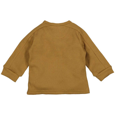 BESS W25 Boys Shirt l.sl. Pocket Camel 252087-045