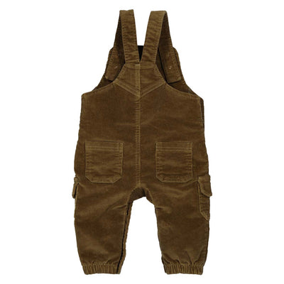 BESS W25 Boys Dungaree Pockets Babycord Walnut 252089-098