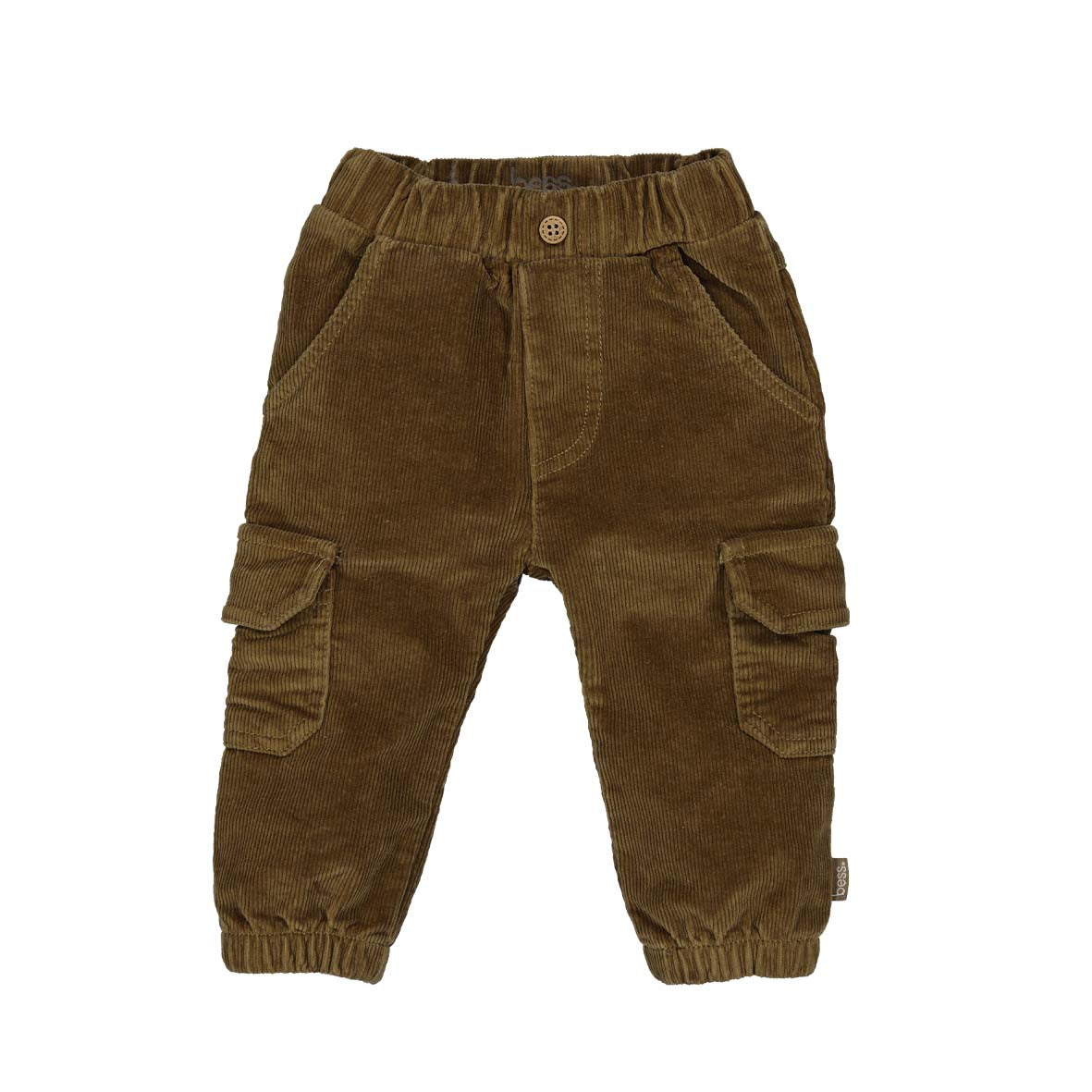 BESS W25 Boys Pants Pockets Babycord Walnut 252091-098