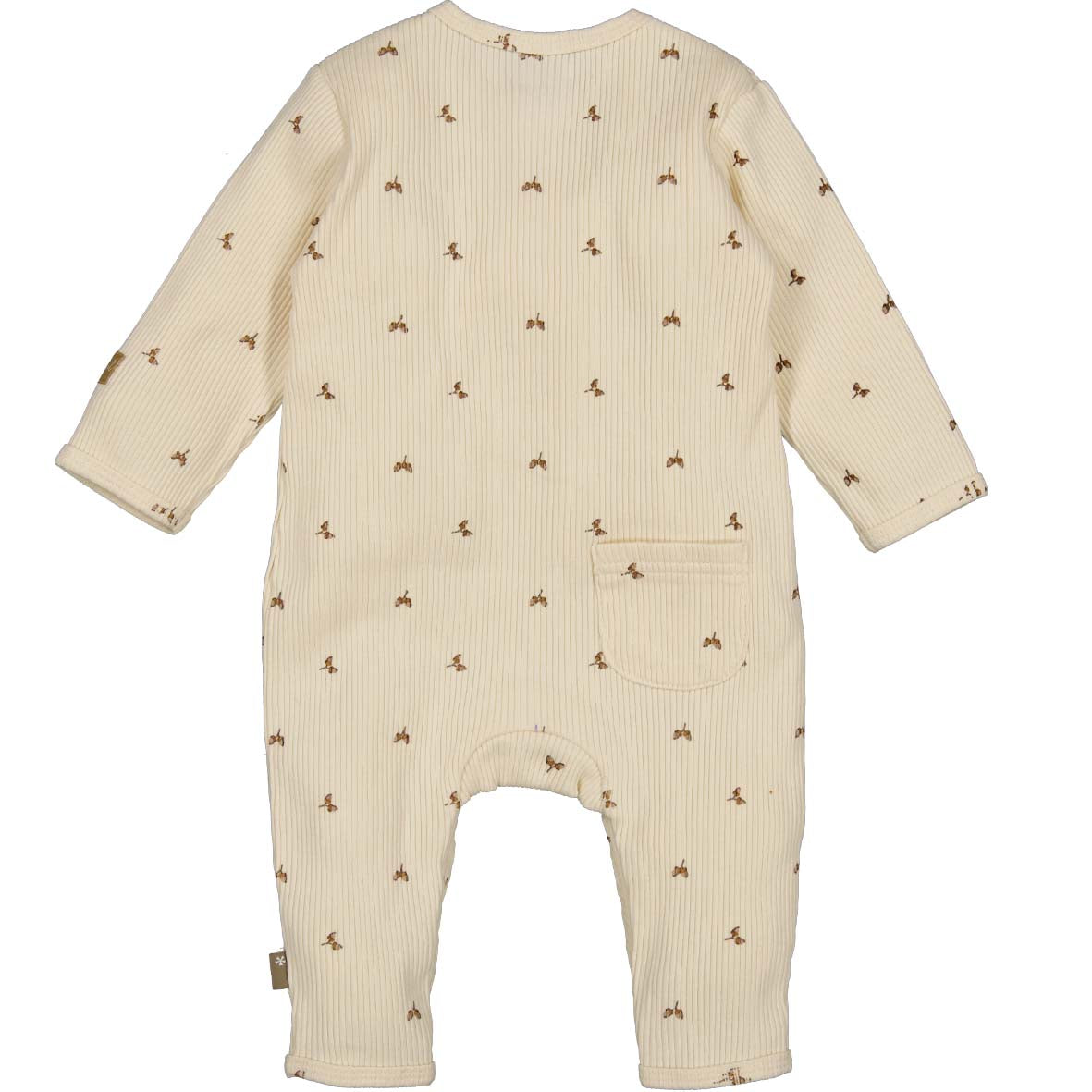 BESS W25 Boys Suit AOP Rib Off White 252102-034