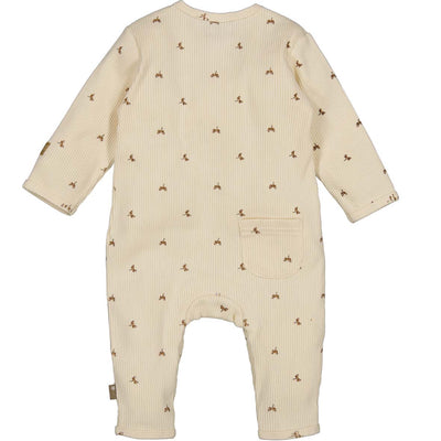 BESS W25 Boys Suit AOP Rib Off White 252102-034