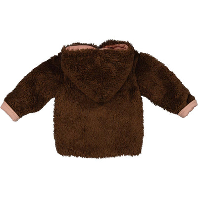 BESS W25 Girls Jacket HoodieTeddy Walnut 252110-098