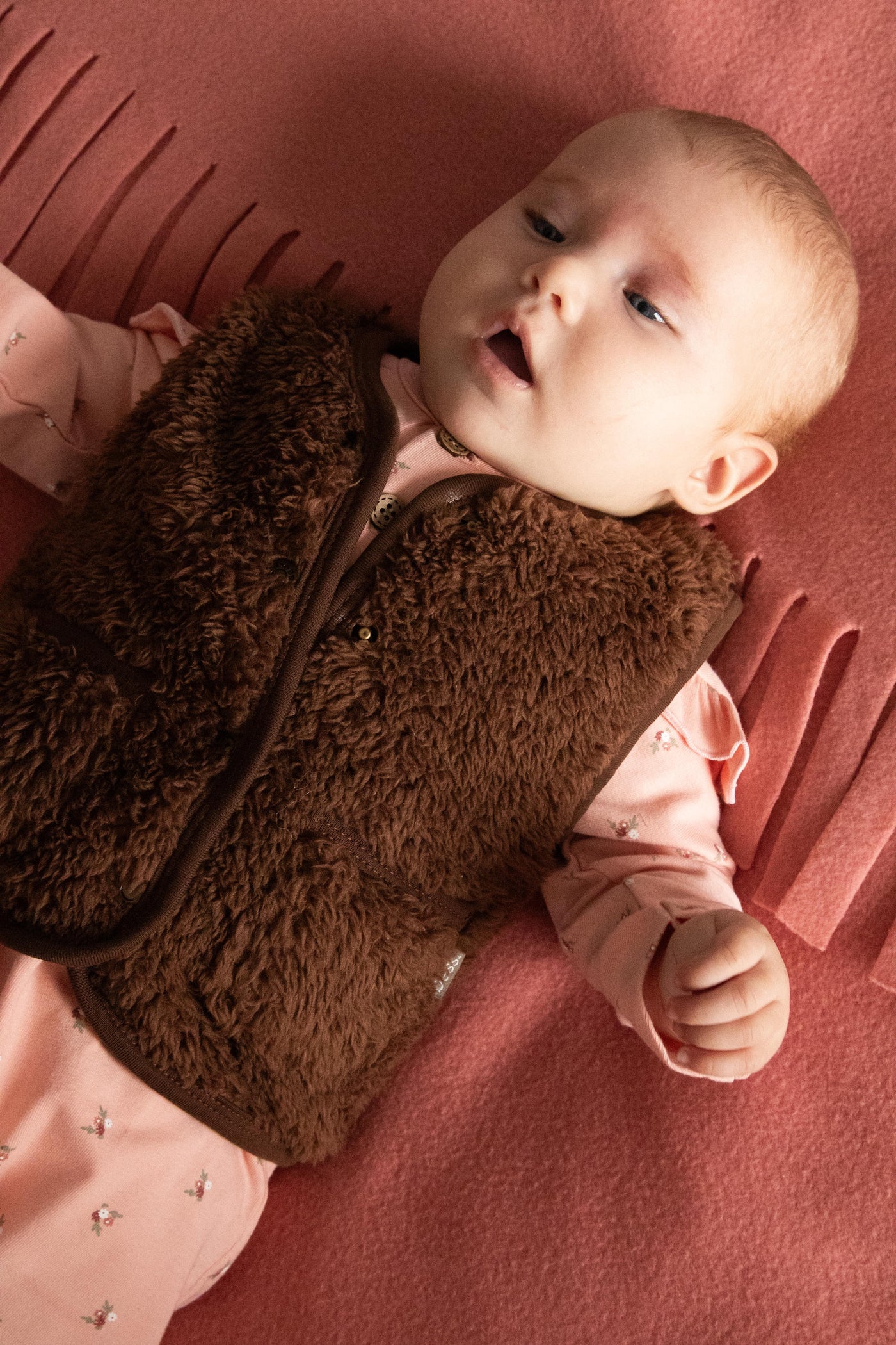 BESS W25 Girls Bodywarmer Teddy Walnut 252112-098