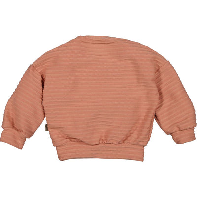 BESS W25 Girls Sweater Cable Goose Powder Pink 252113-096