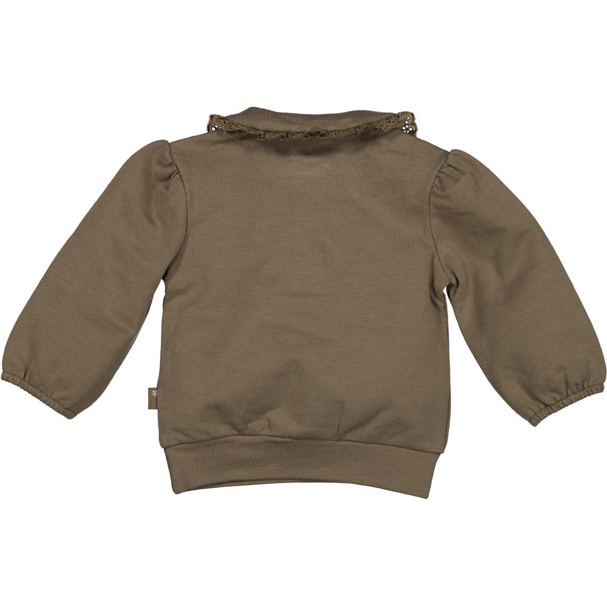BESS W25 Girls Sweater Collar Walnut 252114-098