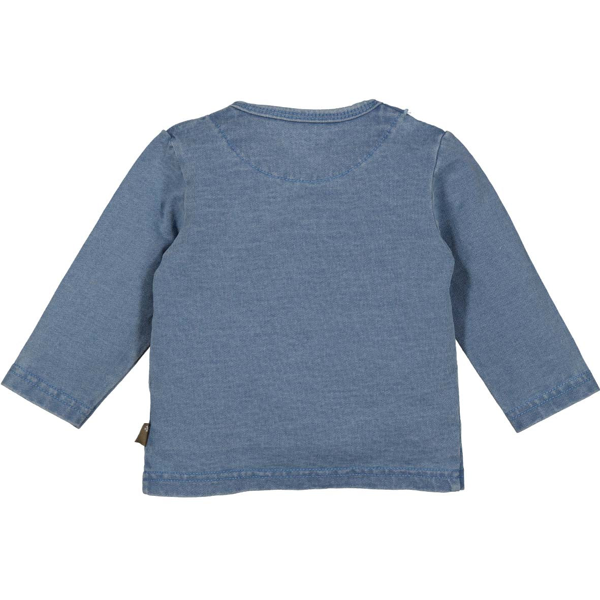 BESS W25 Girls Shirt l.sl. Wrap Jog Denim Stone Wash 252115-021