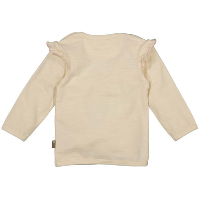 BESS W25 Girls Shirt l.sl. Goose Off White 252118-034