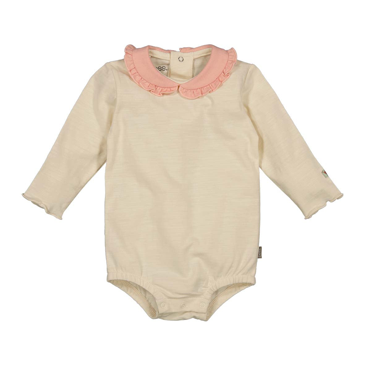 BESS W25 Girls Romper Collar Off White 252121-034