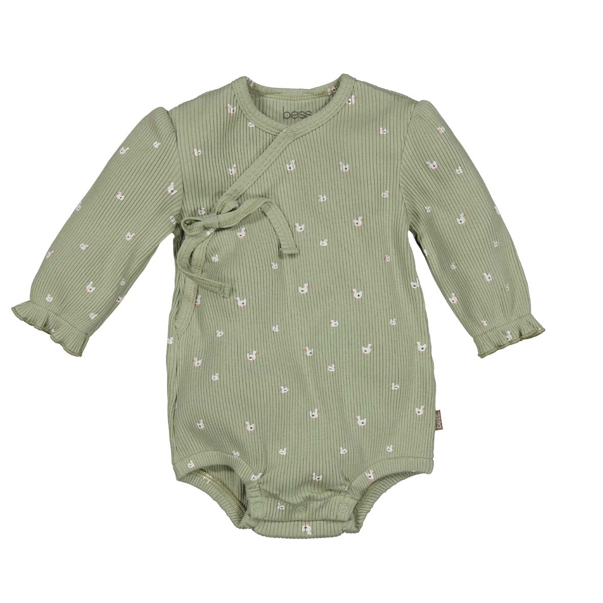 BESS W25 Girls Romper AOP Goose Sage 252122-051