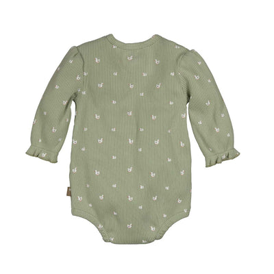 BESS W25 Girls Romper AOP Goose Sage 252122-051
