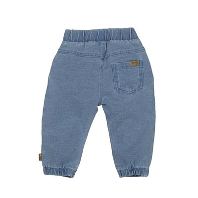 BESS W25 Girls Pants Embroidery Jog Denim Stone Wash 252124-021