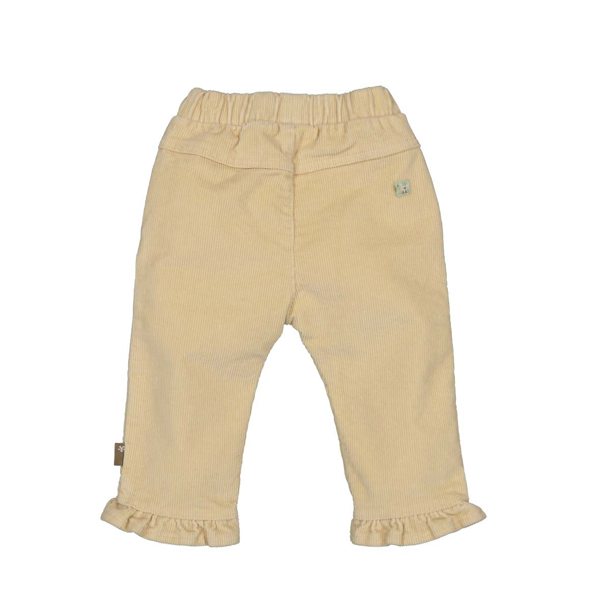BESS W25 Girls Pants Rib Ruffles Babycord Off White 252125-034