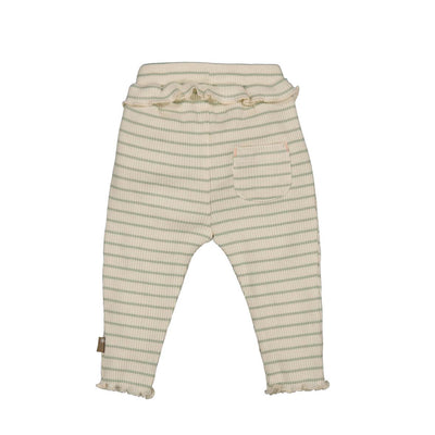 BESS W25 Girls Pants Rib Striped Off White 252126-034