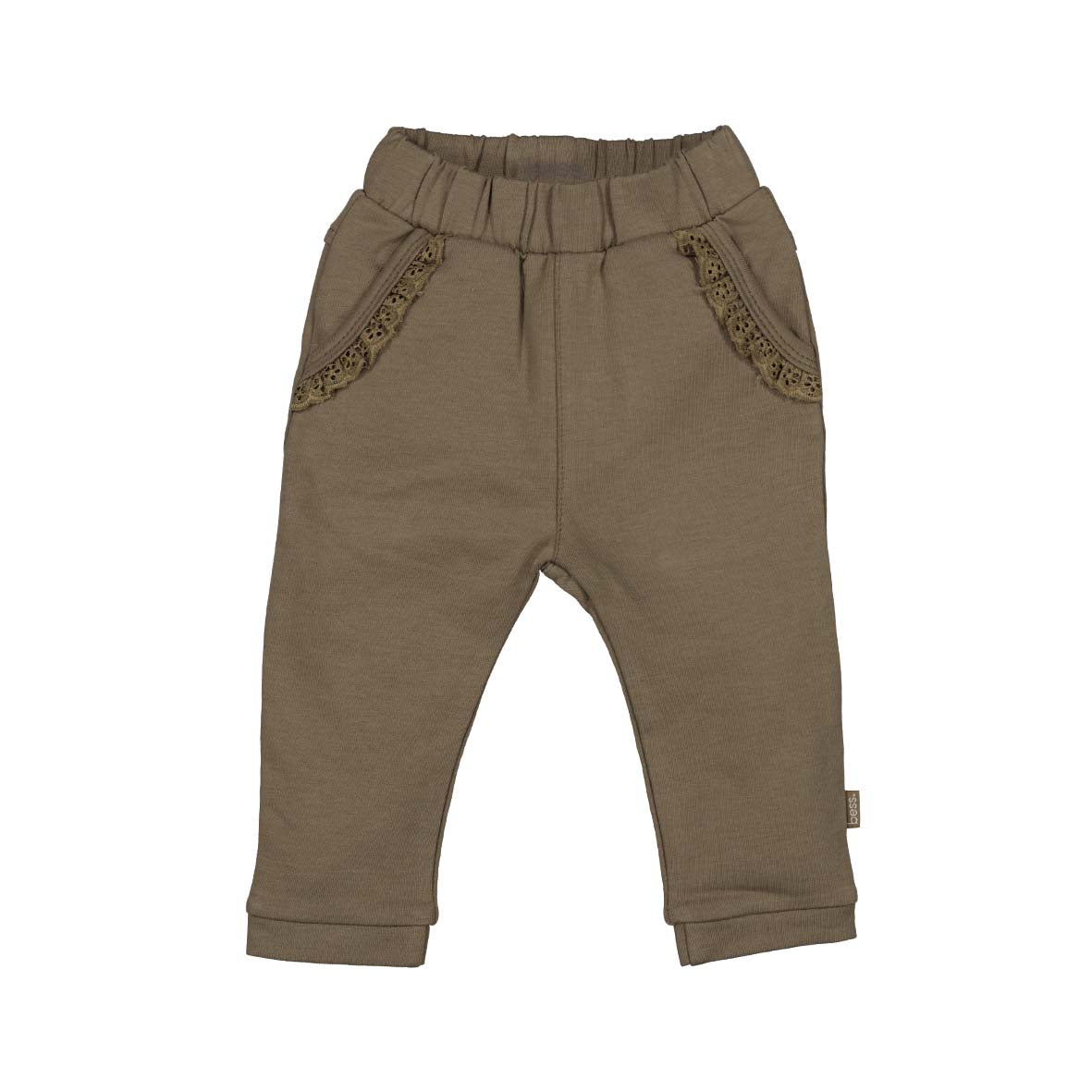 BESS W25 Girls Pants Ruffles Walnut 252128-098