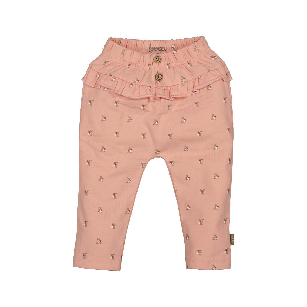 BESS W25 Girls Legging Flowers Powder Pink 252129-096