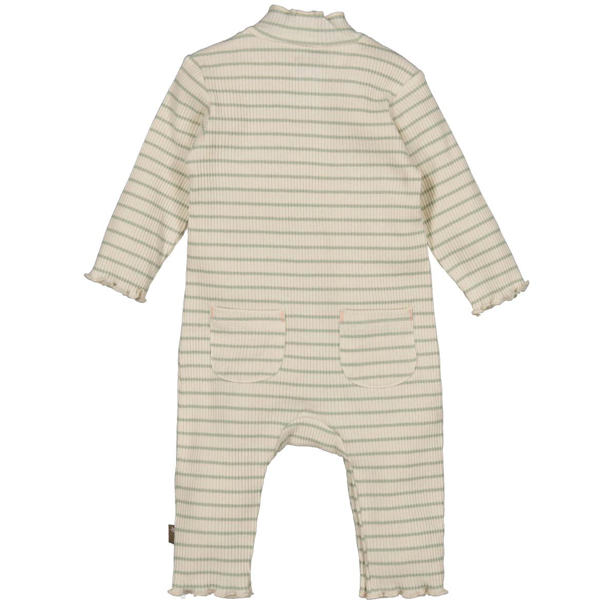 BESS W25 Girls Suit Rib Striped Off White 252133-034