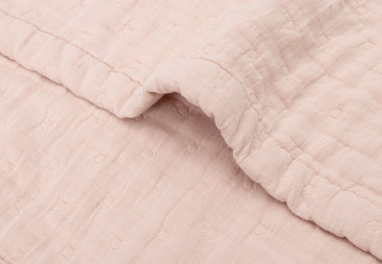 Jollein Deken Hydrofiel 75x100cm Jacquard Wild Rose GOTS 521-511-68082