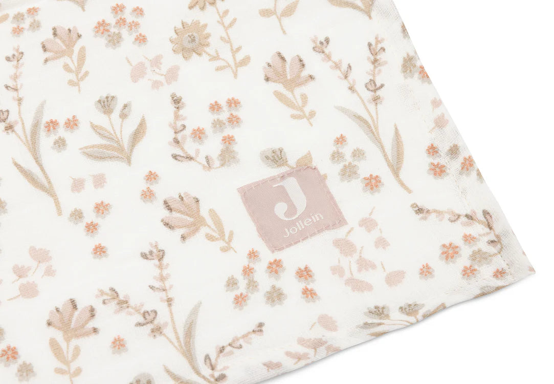 Jollein Hydrofiele Doek Large 115x115cm Bloomy (2pack) 535-852-68076