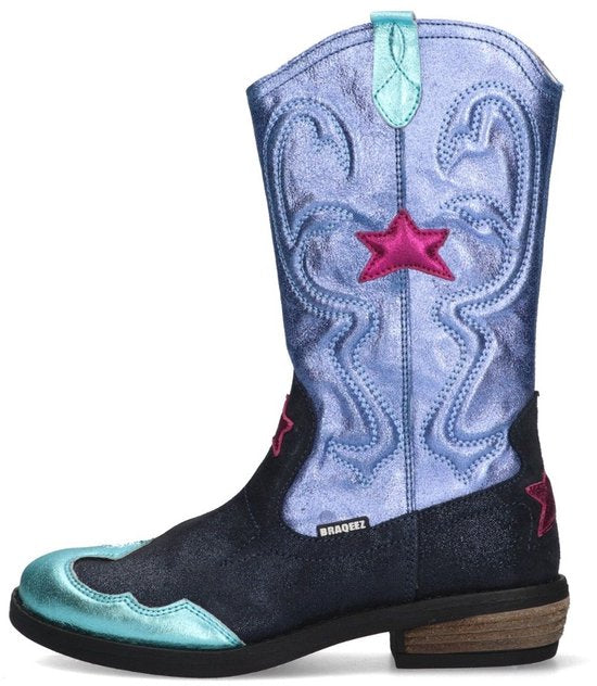 Braqeez W25 Coco Turqoise Cowboy Boots Meisjes 425739-826