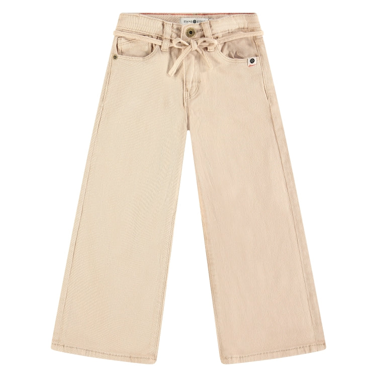 Stains & Stories W25 girls pants wide leg Pants beige SSA25408256