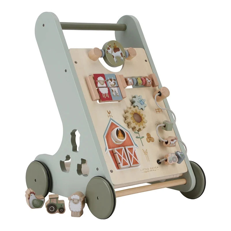 Little dutch Activiteiten loopwagen Little Farm FSC LD7132