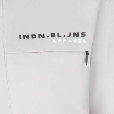 Indian Blue Jeans W24 T-Shirt Pocket Zip Grey IBBW24-3693