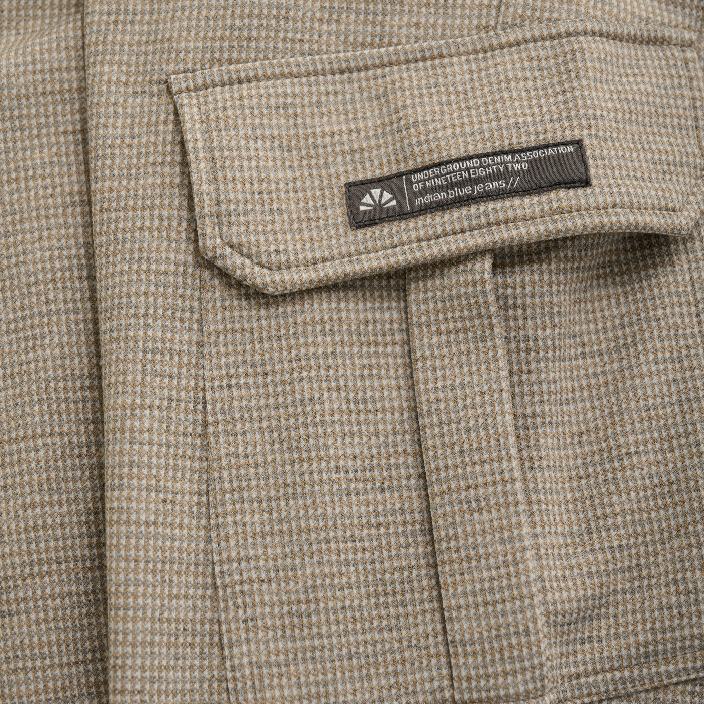 Indian Blue Jeans S25 Boy Jog Pants Cargo Check Sand 960174