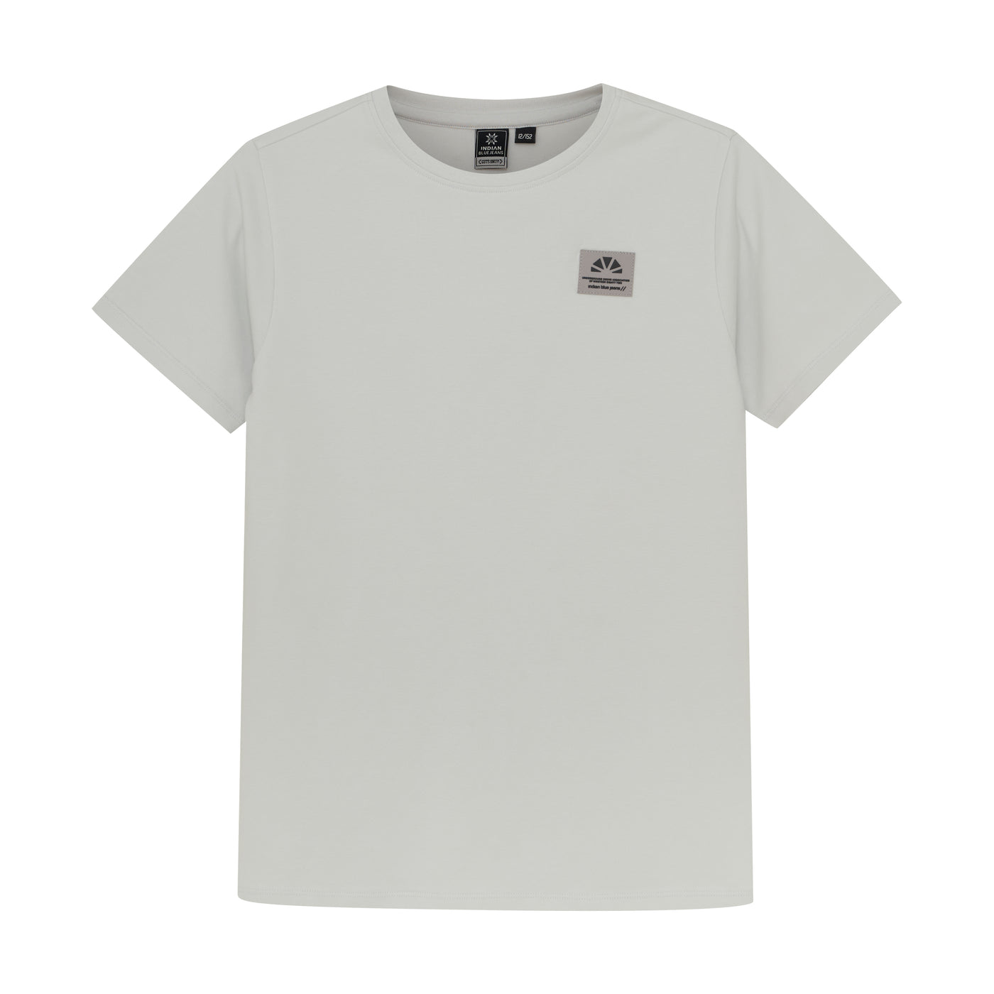 Indian Blue Jeans S25 Boy T-shirt Badge and Backprint Grey 960189