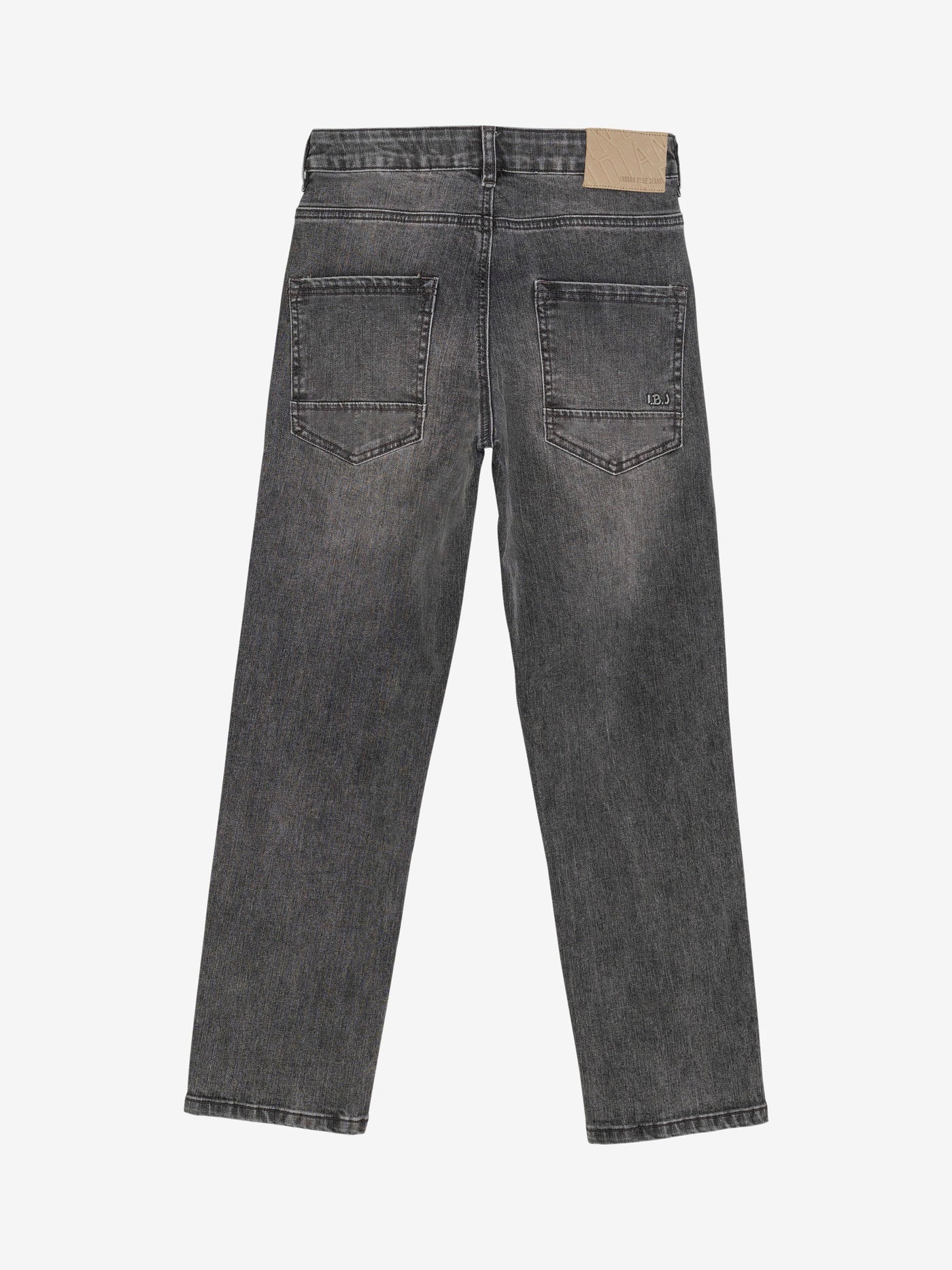 Indian Blue Jeans W25 Boy Jeans 2656 Wide Loose Fit Grey Jeans Dark Grey Denim 960317