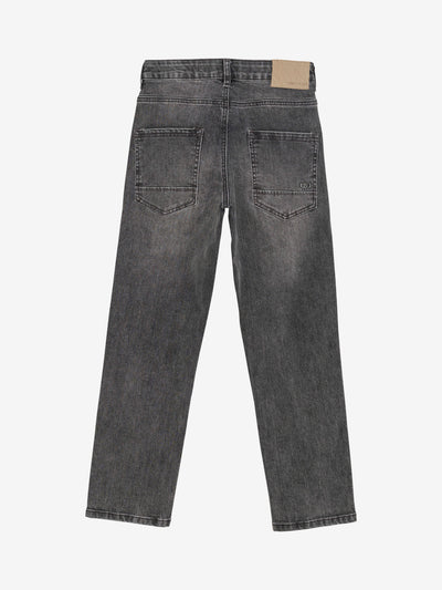 Indian Blue Jeans W25 Boy Jeans 2656 Wide Loose Fit Grey Jeans Dark Grey Denim 960317