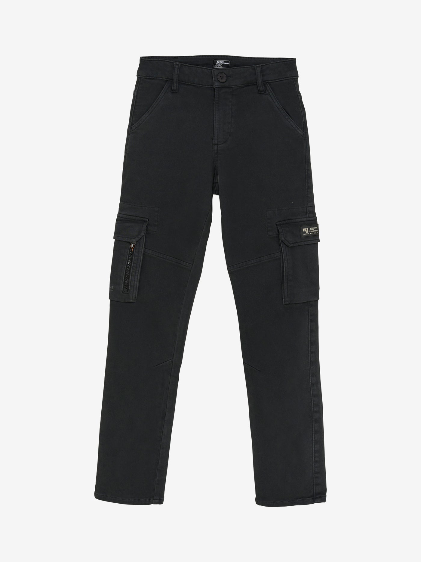 Indian Blue Jeans W25 Boy Pants Cargo Knitted Fancy  Phantom 960326