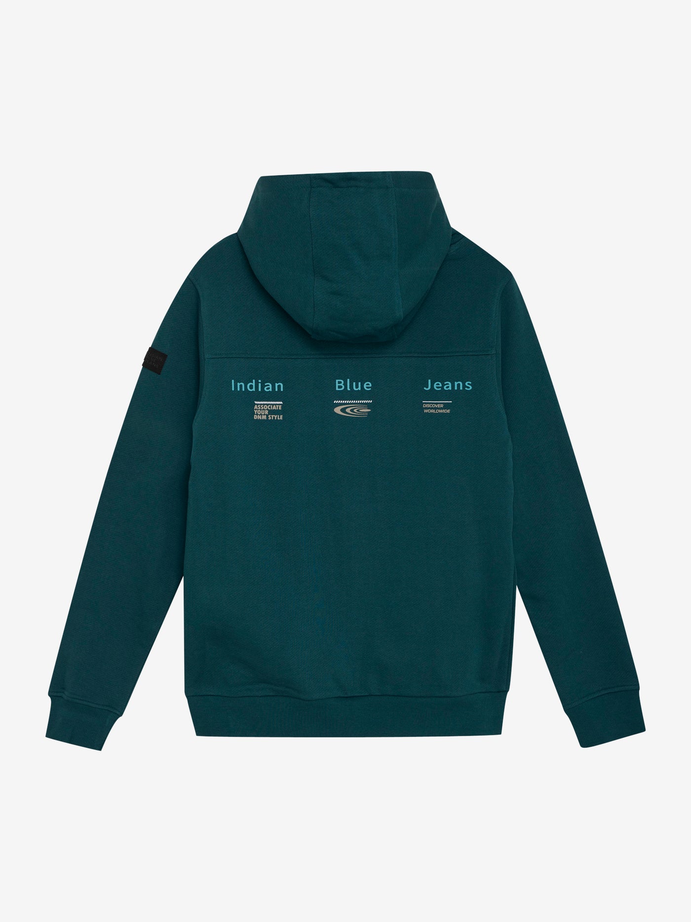 Indian Blue Jeans W25 Boy Sweatshirt -knitted Hoodie Chest & Backprint Gulf Coast 960367