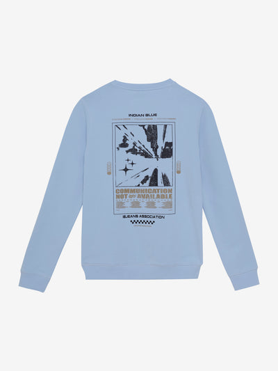 Indian Blue Jeans W25 Boy Sweatshirt -knitted Sweater Backprint Windsurfer 960431