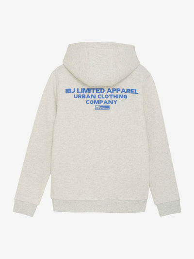 Indian Blue Jeans W25 Boy Sweatshirt -knitted Hoodie Limited Apparel Light Grey Melange 960445