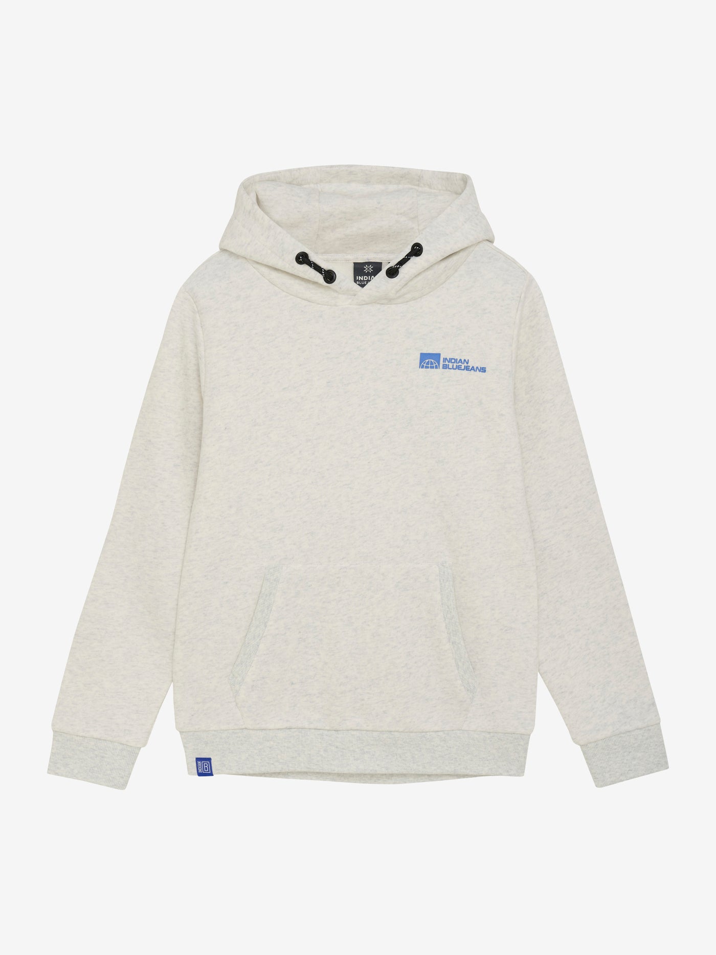 Indian Blue Jeans W25 Boy Sweatshirt -knitted Hoodie Limited Apparel Light Grey Melange 960445