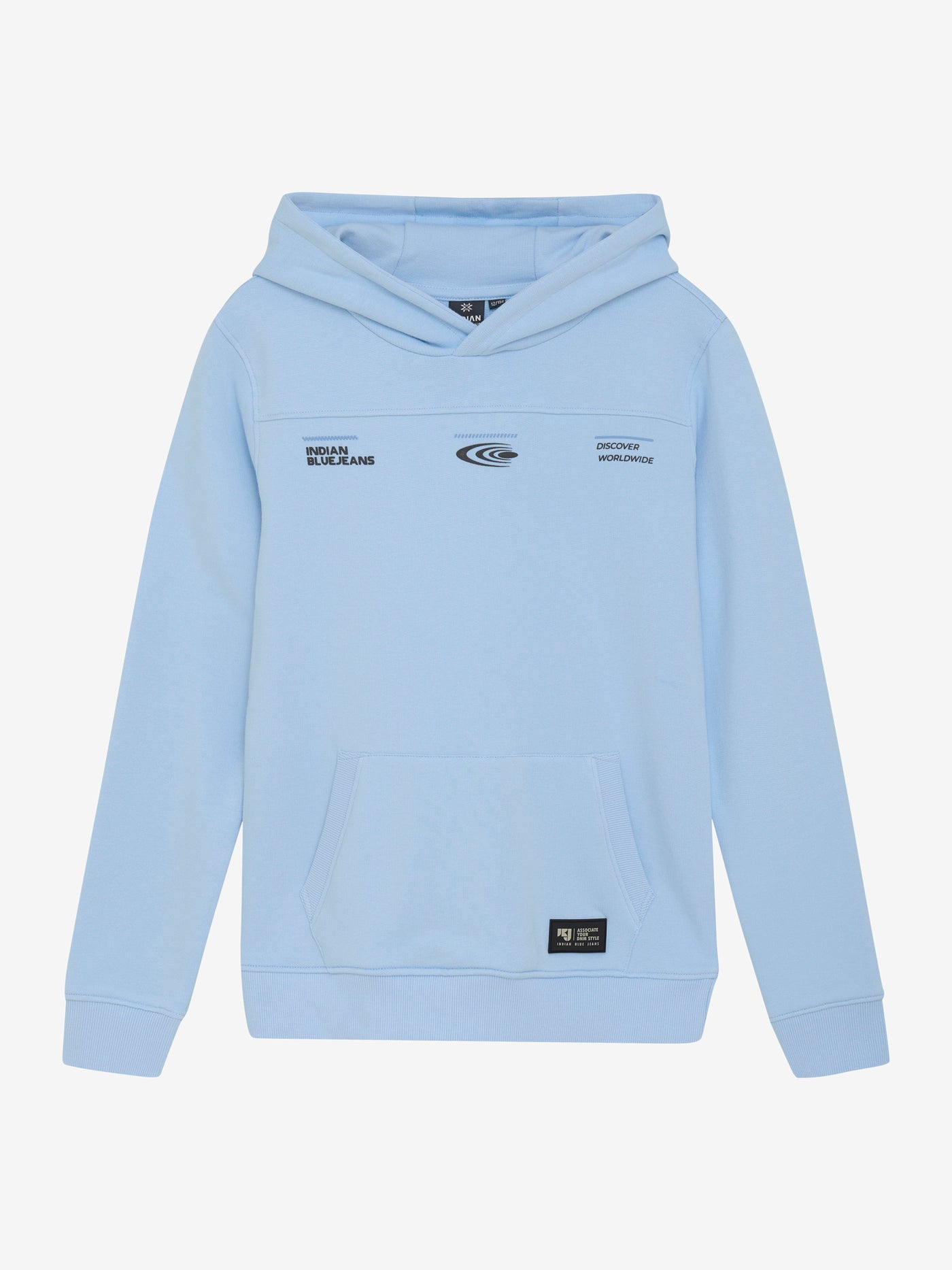 Indian Blue Jeans W25 Boy Sweatshirt -knitted Hoodie Cut&Sew Windsurfer 960447